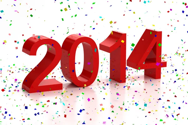 Happy New Year 2014 — Stock Photo, Image