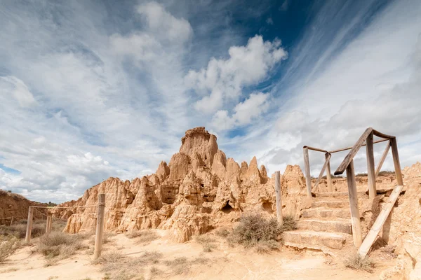 Valpamas badlands (Aguaral de Valpalmas) — Fotografia de Stock