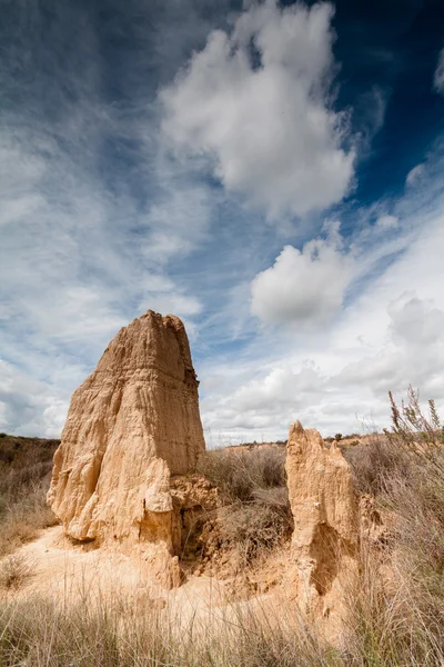 Badlands Valpamas (Aguaral de Valpalmas) — Zdjęcie stockowe