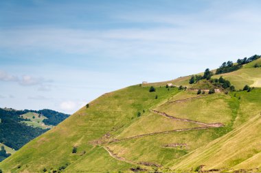 Zig zag road dağ evinde