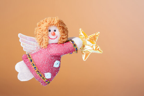 Рождественский орнамент: Благовещение Ангела Гавриила
