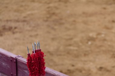 Bullfighter's banderillas clipart