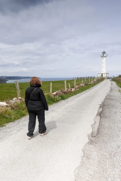 Estrada para o farol — Fotografia de Stock