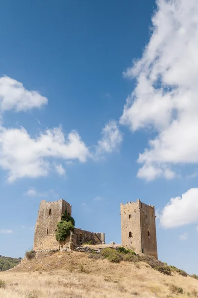 Castle of Luna (Aragon) in a summer day — Stock Photo, Image