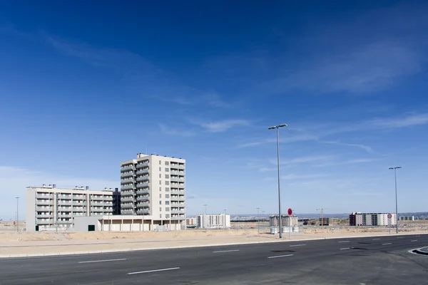 Einsames Bauen während der spanischen Immobilienblase — Stockfoto