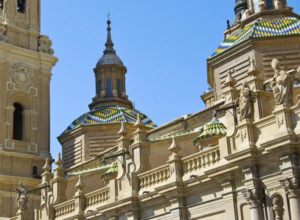 el pilar. Zaragoza, İspanya