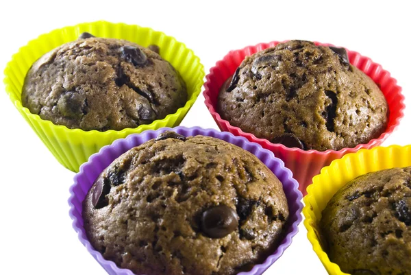 Chocolate muffins — Stock Photo, Image