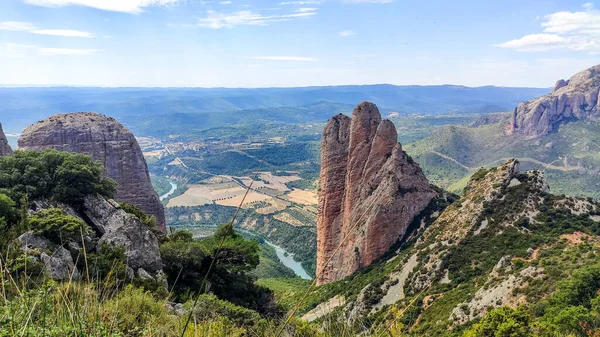 Mallos Riglos Huesca Spanje — Stockfoto