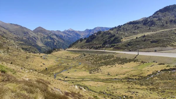 Vista Los Lagos Tristaina Andorra —  Fotos de Stock