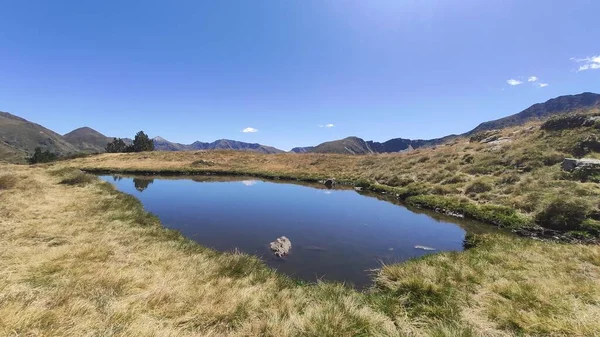 Vista Los Lagos Tristaina Andorra —  Fotos de Stock