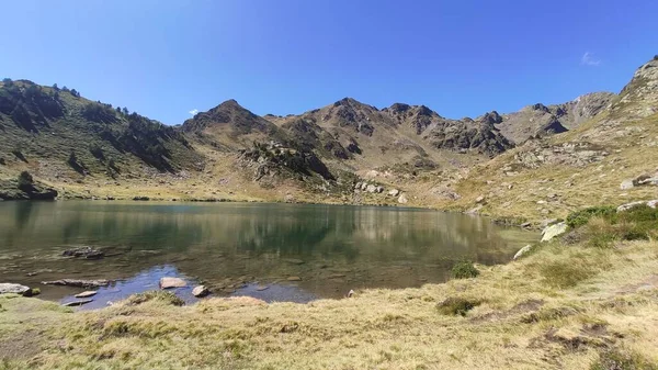 Vista Los Lagos Tristaina Andorra — Foto de Stock