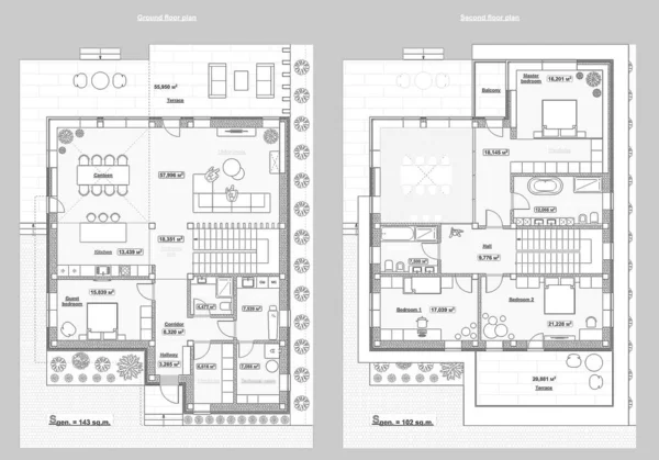 Beyaz Bir Arkaplan Çiziyor Mimari Arka Plan Poster Pankart — Stok fotoğraf