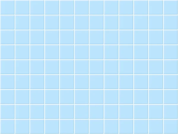 Blue tiles bathroom. Classic ceramic seamless pattern. Square swimming pool mosaic. Wall or floor texture with soft shadow. Simple kitchen or toilet backdrop. Vector illustration Стоковый вектор