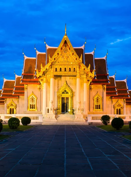 Thaise marmeren tempel — Stockfoto