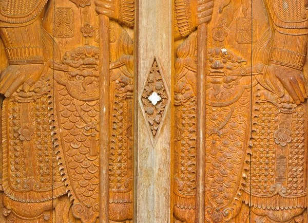 Temple door decorate — Stock Photo, Image