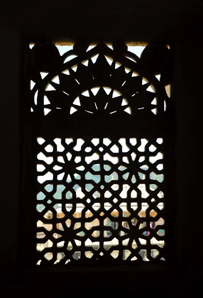 Tela da janela — Fotografia de Stock