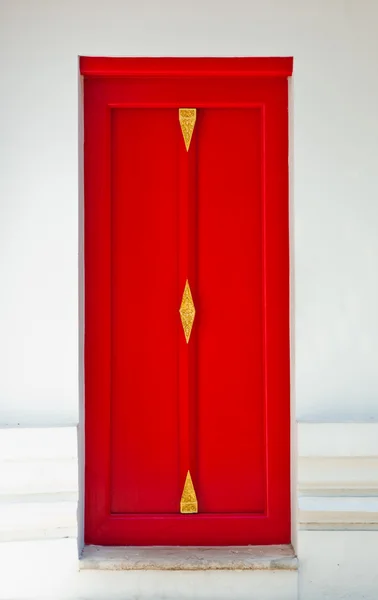 Tradycyjny tajski drzwi — Zdjęcie stockowe