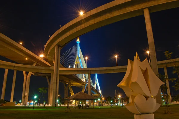 Bhumibol Bridge, Thailand — Stock Photo, Image