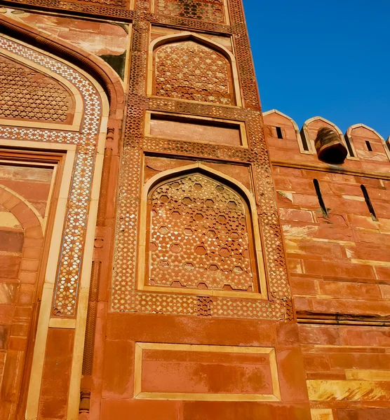 Fuerte Rojo de Agra, India — Foto de Stock