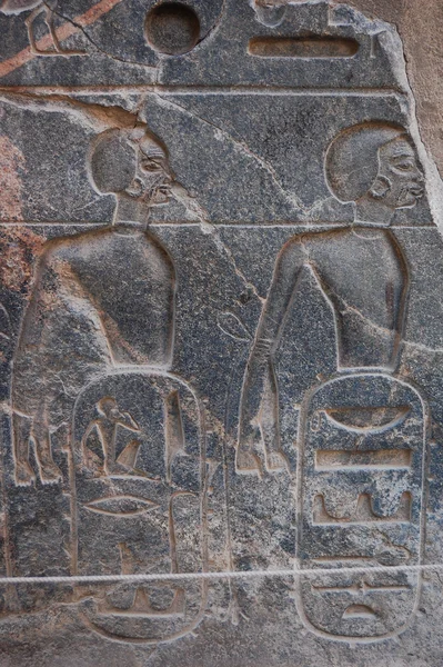 Єгипетський, різьблення по каменю — стокове фото