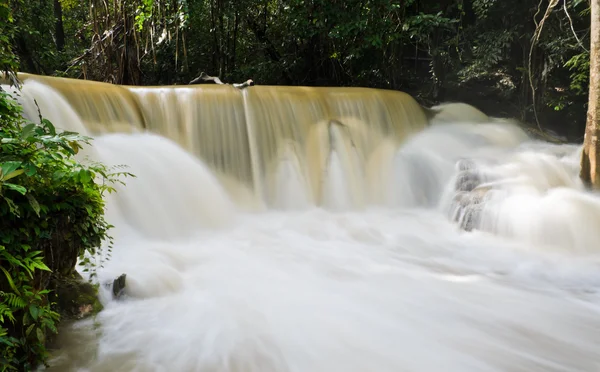 Tropisch regenwoud waterval — Stockfoto