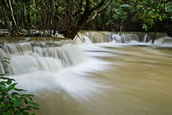 Tropical rainforest waterfall — Stock Photo, Image