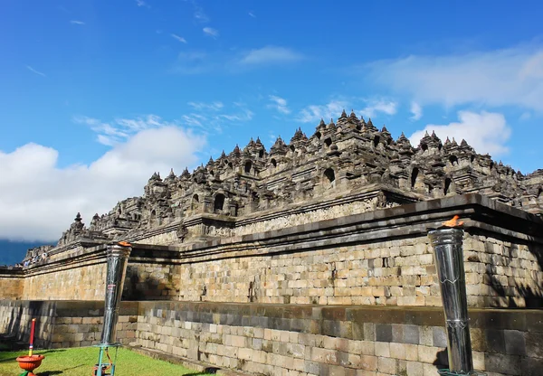 Templo de Borobudur, Indonésia — Fotografia de Stock