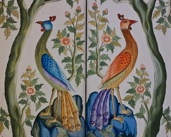 Peacock painting — Stock Photo, Image