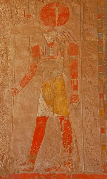 Egyptian god relief — Stock Photo, Image