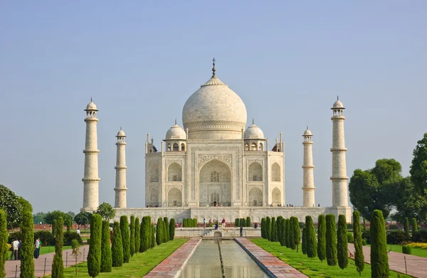 Taj mahal, indien — Stockfoto