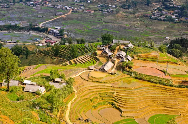 Hmong-minderheid dorp in sapa, vietnam — Stockfoto