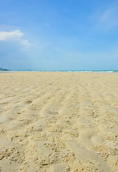 Strand zand rimpel patroon — Stockfoto