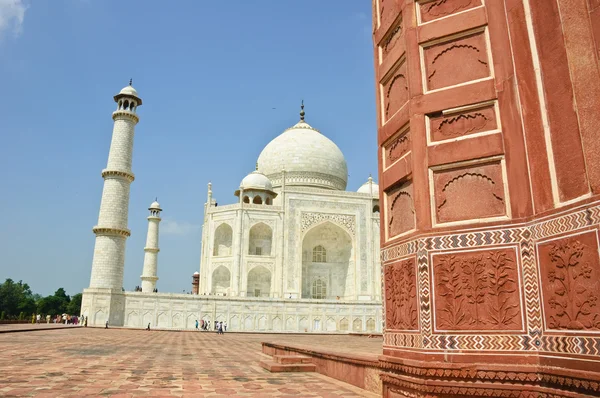 Taj mahal, indien — Stockfoto