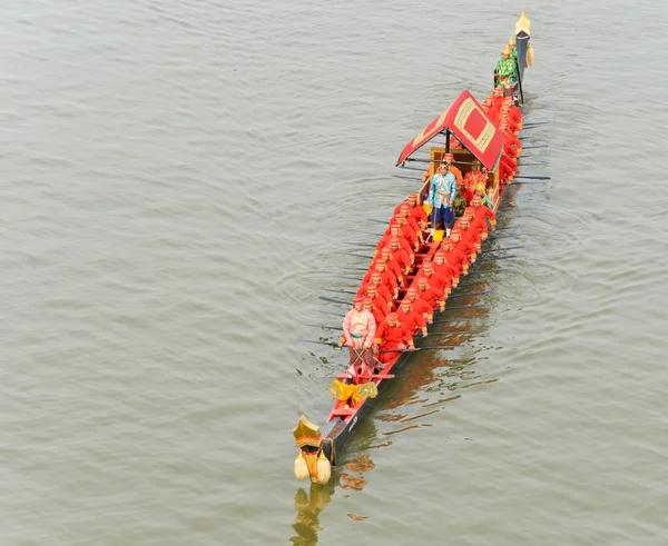 Répétition pour la procession de la péniche royale — Photo