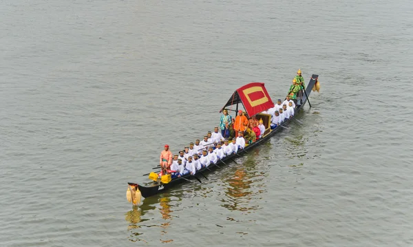 Rehearsal for Royal Barge Procession — Stock Photo, Image
