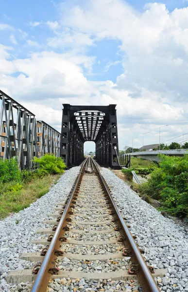 Starý železniční most — Stock fotografie