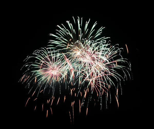 Fuochi d'artificio colorati — Foto Stock