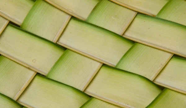 Padrão de tecido de folhas de coco — Fotografia de Stock