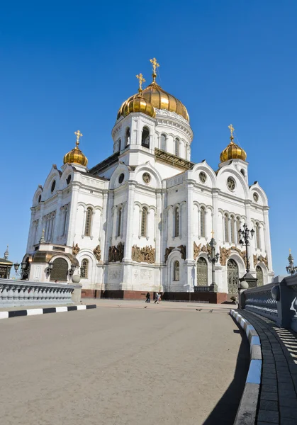位于俄罗斯莫斯科的救世主基督座堂 — 图库照片
