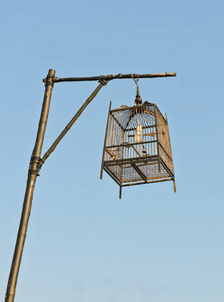 Birdcage lamp — Stock Photo, Image