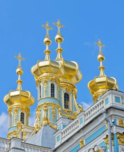 Cupola dorata ortodossa — Foto Stock