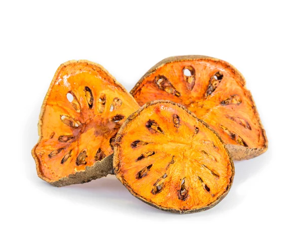 Gedroogde Slijmappel fruti — Stockfoto