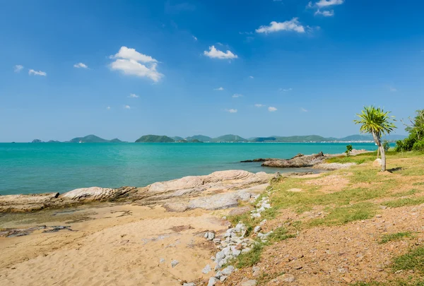 Playa orilla de roca — Foto de Stock