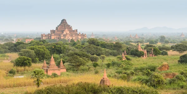 Bagan, Myanmar 'daki antik tapınaklar — Stok fotoğraf