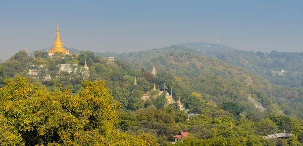 Sagaing hill, Myanmar — Stock fotografie