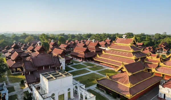 Koninklijk Paleis van Mandalay, myanmar — Stockfoto