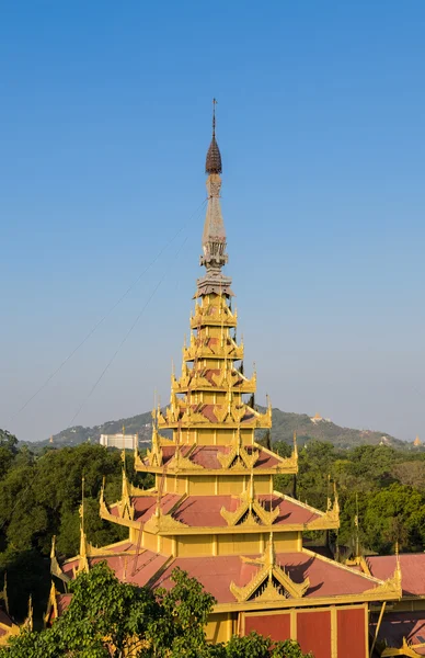 Mandalay Königspalast, Myanmar — Stockfoto