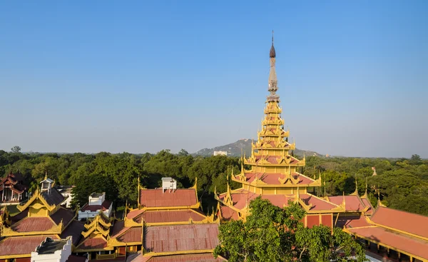 Mandalay Königspalast, Myanmar — Stockfoto