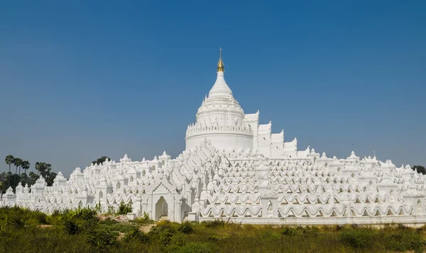 Pagoda bianca di Mingun, Myanmar — Foto Stock
