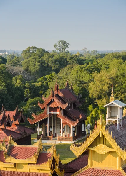 Koninklijk Paleis van Mandalay, myanmar — Stockfoto